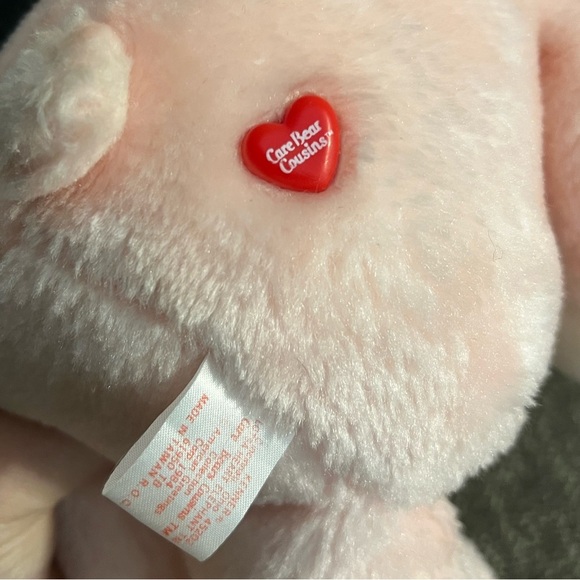 Vintage Care Bear Cousins "Lotsa Heart Elephant" 1984 Plush - Picture 7 of 9